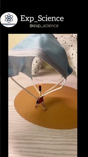 🎈🔥 Hot Air Balloon + Surgical Mask Experiment! 😷🧪 #shorts #fyp #experiment