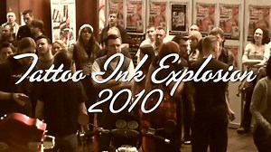 Tattoo Ink Explosion 2010, Tattoo Convention, Mönchengladbach, Germany, www.tattooinkexplosion.com, Filmed/Edited/Produced by Pixeleye Interactive, www.pixeleye.de Soundtrack: The Ghastly Ones - Haulin' hearse, The Go Getters - No heart to spare, Los Tiki Phantoms - Vulkan | Tattoo Ink Explosion