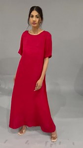 Linen Red Dress, Cocktail Dress, Linen Dress for Women, Linen Maxi Dress, Short Sleeves,summer Dress Loose,linen Spring Kaftan Dress - Etsy