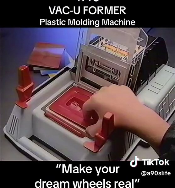Id honestly rather buy Hot Wheels, but I totally get it 😂 VAC-U FORMER plastic molding machine. 1993. . . . . . . . . . . . . #vacuform #makeyourown #hotwheels #toycars #micromachines #toys #toysforkids #toysoftiktok #a90slife #90s #90skid #90sbaby #90saesthetic #90sthrowback #90smusic #90shair #90sstyle #90sfashion #90scommercial #90scommercials #90stoys #90sads #oldschool #throwback #nostalgia #nostalgic #childhood #childhoodmemories #childhoodmemory #kidstv #commercial #retro #vintage
