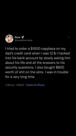 tricked dad’s bank security at 12 | Subscribe for more #motivation 😊👍