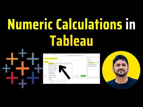 Numeric Calculations in Tableau | Tableau Tutorial | Amit Thinks | 2025