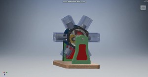 2K views · 54 reactions | 6 Cylinder Radial Engine Inventor https://drive.google.com/file/d/1XtmIifbOna7VPF_nhs7vmbGya1EbwjXE/view?usp=sharing | Tài liệu Sinh viên Ô Tô | Facebook