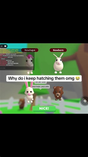 Omg this tiktok auto cut feature looks so ugly but idc #unicorn #adoptme #adoptmetrading #fyp #relatable