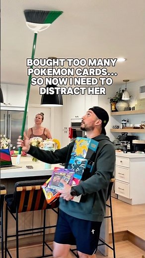 Bought too many Pokémon cards… initiating distraction protocol 😂