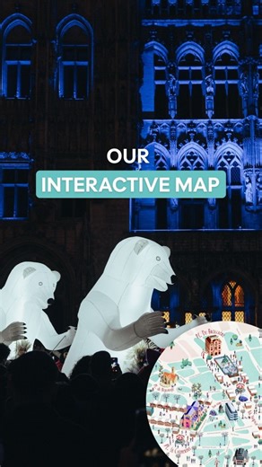 Winterpret / Winter Wonders on Instagram: "Lost in the magic? Our interactive Winter Wonders map is here to guide you: chalets, installations, attractions, the 9 zones… everything you need, right where you need it. A tap here, a zoom there, and hop! you’re exactly where you want to be, whether you’re looking for the ice rink, Christmas gifts, the silent disco or that one friend who always wanders off to have a tartiflette at Bourse. 🗺️ Your winter compass awaits in our bio. Enjoy the stroll! ❄️