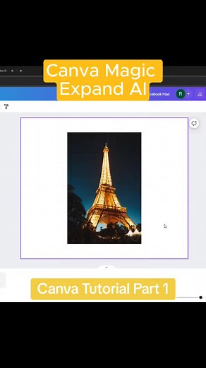 Transform Portrait Photo into a Landscape with Canva's Magic Expand