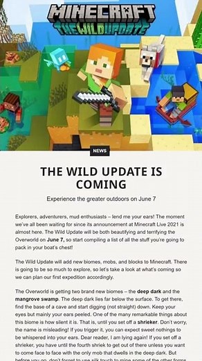 Actu Minecraft 22w22 : Changement Vente Minecraft, Départ Staffs