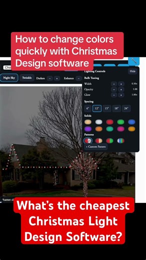 What’s the Cheapest Christmas Light design software? #christmas #design #software