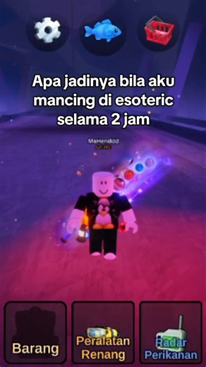 2 JAM AFK GA NYANGKA DAPAT SECRET LAGI 😋 #roblox #esoteric #fishit #secret #mancing #shorts #foryou