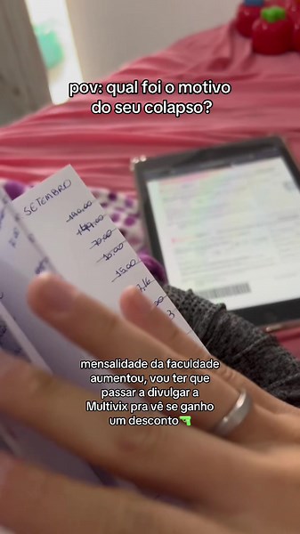 nunca foi fácil cursar duas graduações, e aí governo? Prouni pra uma e a outra nada? 😩 #multivix #multivixer #foryou