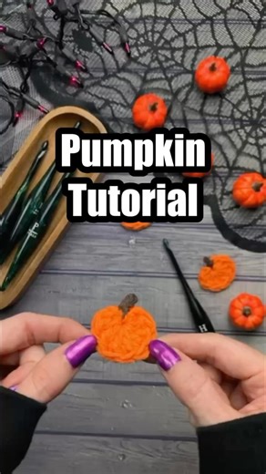 We 🎃 Pumpkin Season!! @_with_alex is showing us how to crochet these adorable pumpkins using the Limited Edition Vixen Streamline Resin hook — dark, moody, and perfect for spooky season. How would you use these pumpkins in your crochet or crafting? | Furls Fiberarts