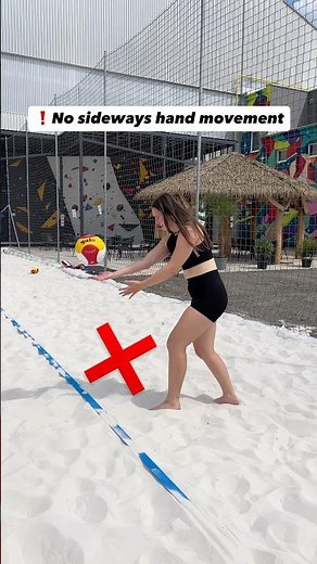 Underhand serve🖐️ #volleyball #tips