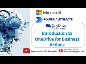 Power Automate Desktop || Introduction to OneDrive for Business Actions