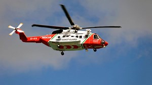 Watch dramatic moment four men pulled from water in major rescue operation