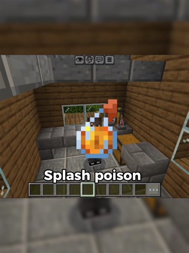 Splash poison #minecraft #minecraftindo #faktaunik