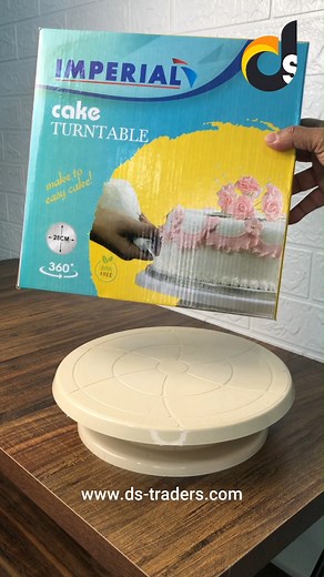 18K views · 46 reactions | Cake Rotating Turn Table Cake Baking...