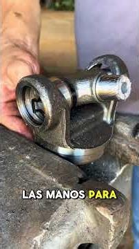 Cómo instalar una cruceta de cardán con perno y martillo (Paso a paso) #shorts