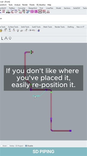 SD PIPING NEW FEATURES