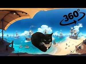 Maxwell The Cat 360° - ON A PIRATE SHIP | VR/360 VIDEO IN 4K