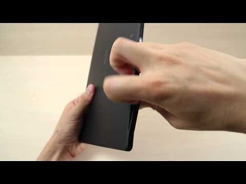 How to insert and remove the Micro SD card on Sony Xperia Tablet Z