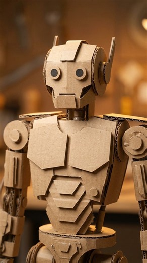 Making a Robot Using Only Cardboard! | Satisfying DIY