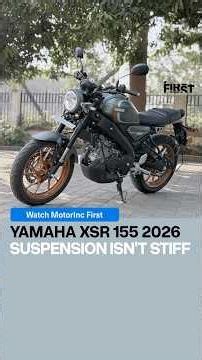 Yamaha XSR 155 2025 comprehensive first ride review | #MotorIncFirst
