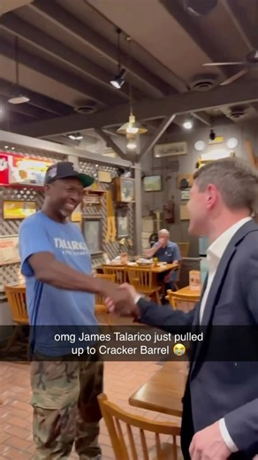 omg James Talarico just pulled up to Cracker Barrel