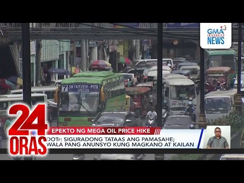 DOTr confirms looming fare hike amid 'mega OPH' | 24 Oras