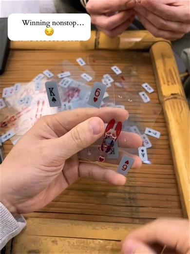 Transparent Skeleton Deck for Cardistry Enthusiasts