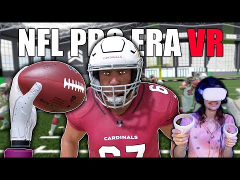 Becoming a VR Football Player... | NFL Pro Era VR (Quest 2)