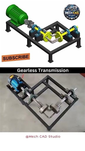 Gearlees Transmission #mechanic #autocad #engineering #foryou #viralvideo #automobile #viral #memes