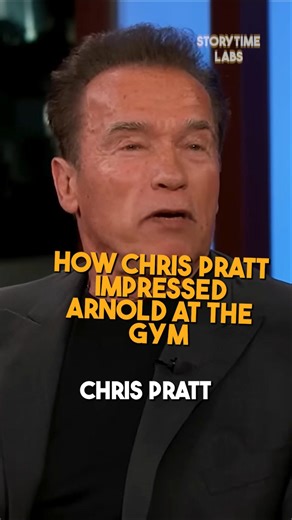 How Chris Pratt was shocked to see Arnold at the gym #storytime #chrispratt #arnoldschwarzenegger