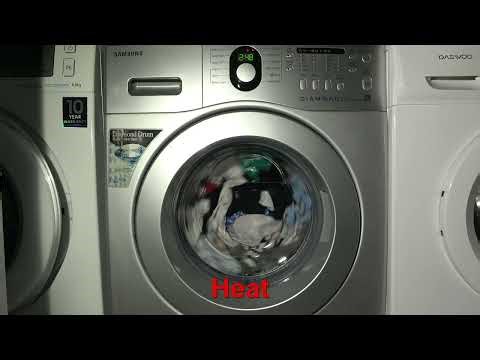 Cotton 60'c Intensive (standard Eco) / Samsung Diamond drum WF8604 Washing machine
