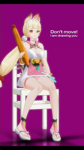 Don't move, Alice draws you!