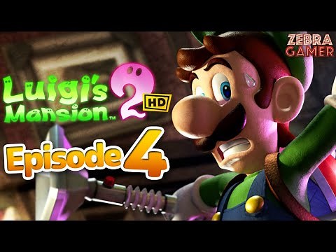 Luigi's Mansion 2 HD Gameplay Walkthrough Part 4 - A-4 Visual Tricks! Gloomy Manor!