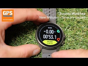 New firmware update - Suunto watches