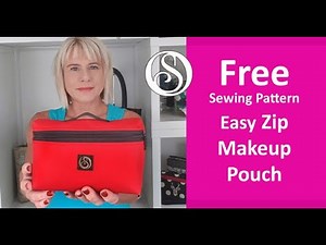 Sew a zipper pouch Cosmetic Pod