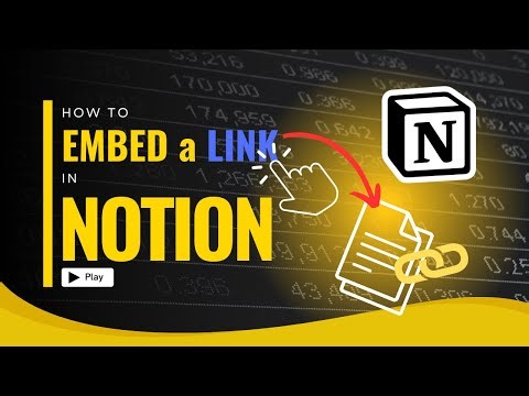 How to embed a link in Notion