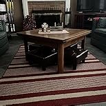 Poofzy Small Foot Stool Ottoman, Velvet Ottoman Foot Rest with Legs, Rectangle Foot Rest for Couch, Footstools and Ottomans Small for Living Room and Entryway (Hot Pink)