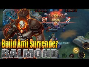 Build Balmond Hard, Thick and Painful | Here's The Secret How To Play Balmond When You Meet Strong