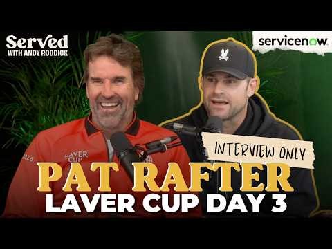 Pat Rafter Talks Alcaraz, Zverev & Team World LIVE at the Laver Cup