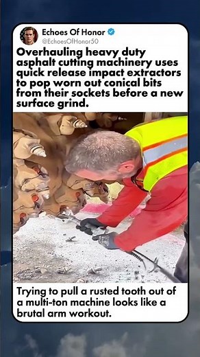 ROAD MILLING DRUM MAINTENANCE TEETH REPLACEMENT