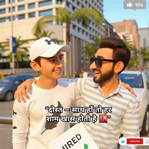 “दोस्त — साथ हों तो हर शाम खास होती है 🌇”#shortsfeed #dosti #ytshorts