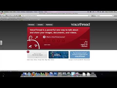 Introduction to Using "Voice Thread"
