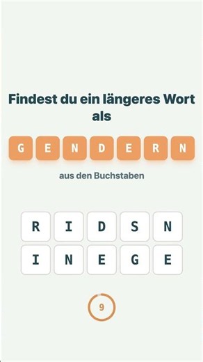 Anagramm #6 #gendern