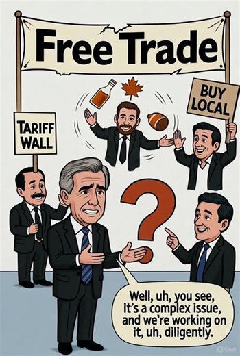 # Carney's ASEAN Awkwardness: Trade Barriers or Bar Fights? In a plot twist thicker than Quebec's poutine, Canada's shiny new PM Mark Carney waltzed into the ASEAN summit, fresh off his "Canada Day Free Trade Miracle" promise. Remember? July 1, 2025: interprovincial barriers to vanish like Trudeau's charisma. Spoiler: They didn't. Provinces still slap tariffs on everything from Alberta beef to Ontario beer faster than a Mountie on a doughnut run. Cue the moderator's mic-drop: "Mr. Prime Minister