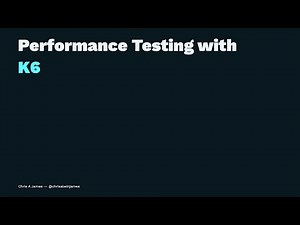 Performance Testing your web app with k6