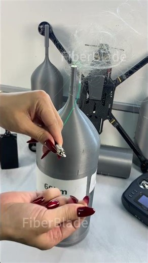 No interference. Full control. Fiber optic for drones.#FPV #FPVDrone #FiberOpticFPV #FPVFiber#fpv