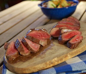 Bourbon Marinated Elk Steaks | Kingsford™